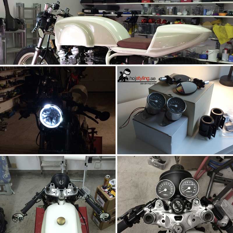 cafe-racer-collage-styre-framlampa-clip-on