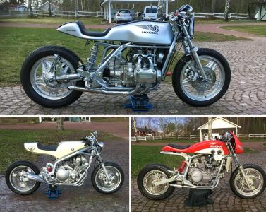 Cafe Racer Motorcykel Bygge Hojstyling